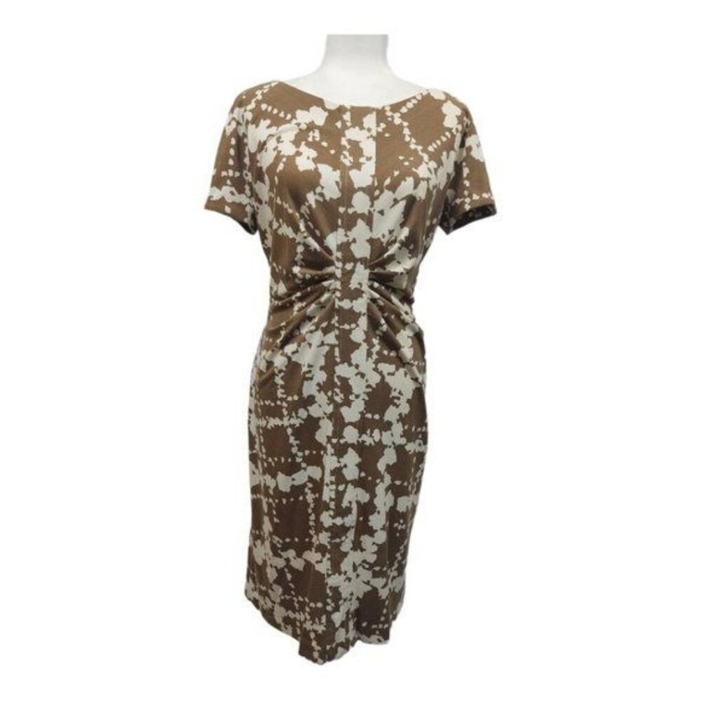 Suzi Chin for‎ Maggy Boutique Ruched Sleeveless Cocktail Dress Size 12